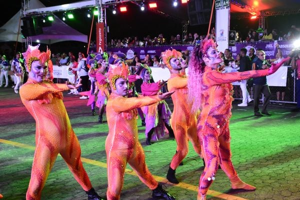 Minidesfile da Chegou O que Faltava realizado no 2º dia de evento, no Pátio das Alegorias, em Vitória por Divulgação/Liesge