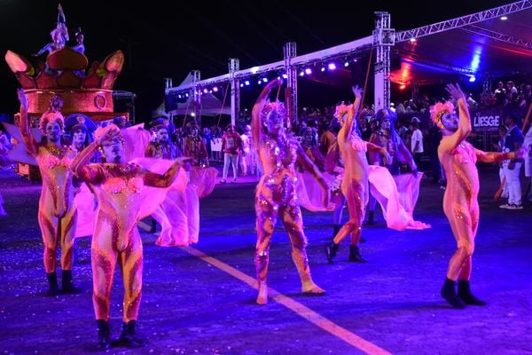 Minidesfile da Chegou O que Faltava realizado no 2º dia de evento, no Pátio das Alegorias, em Vitória por Divulgação/Liesge