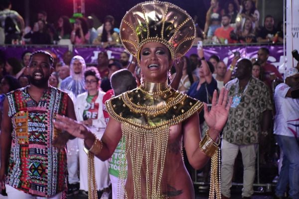 Minidesfile da Piedade no 2º dia de evento, no Pátio das Alegorias, em Vitória por Divulgação/Liesge