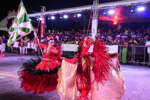 Minidesfile da Piedade no 2º dia de evento, no Pátio das Alegorias, em Vitória por Divulgação/Liesge