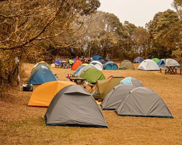 Acampamento no Parque Nacional do Caparaó, no ES