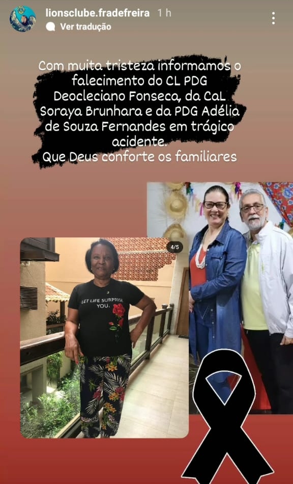 Acidente entre carreta e carro mata cachoeirenses no Rio de Janeiro