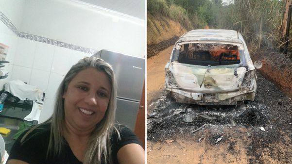 Marido disse acreditar que veículo queimado encontrado em Jaguaré era da esposa