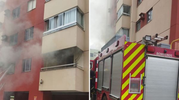 Incêndio atinge apartamento em Jardim Camburi e mata gatinho