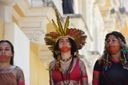 Indígenas fazem manifestação contra marco temporal(Ricardo Medeiros)