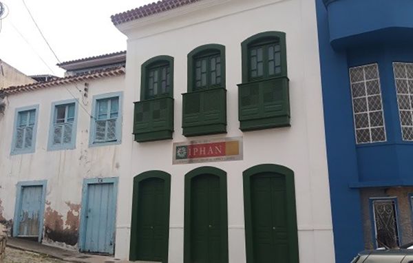 Casas na Rua José Marcelino, Cidade Alta, Centro de Vitória, tombadas pelo Instituto do Patrimônio Histórico e Artístico Nacional. 