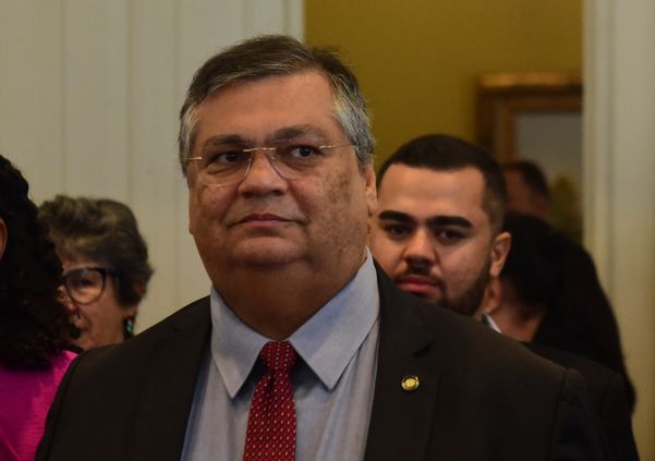 Ministro Flàvio Dino, participando do lançamento do PRONASCI, Palácio Anchieta, Vitória