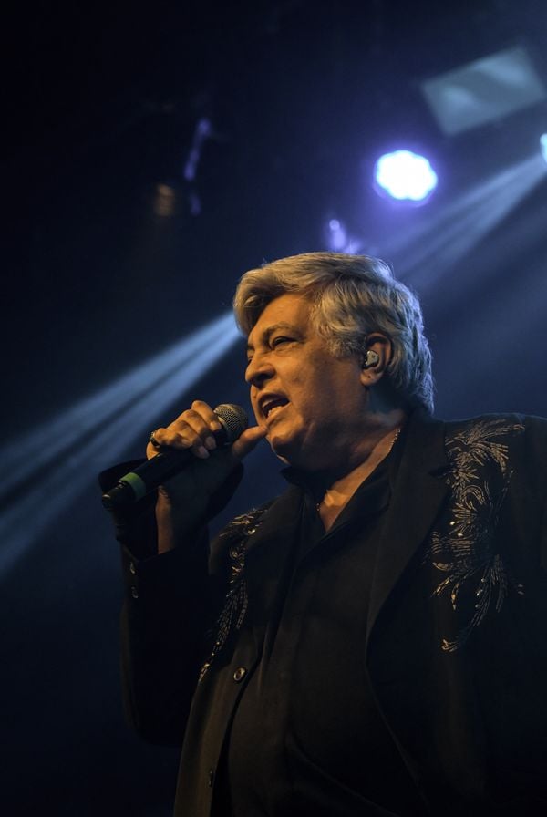 Show do cantor Sidney Magal no Sesi de São José dos Campos, no Vale do Paraíba, em maio de 2023