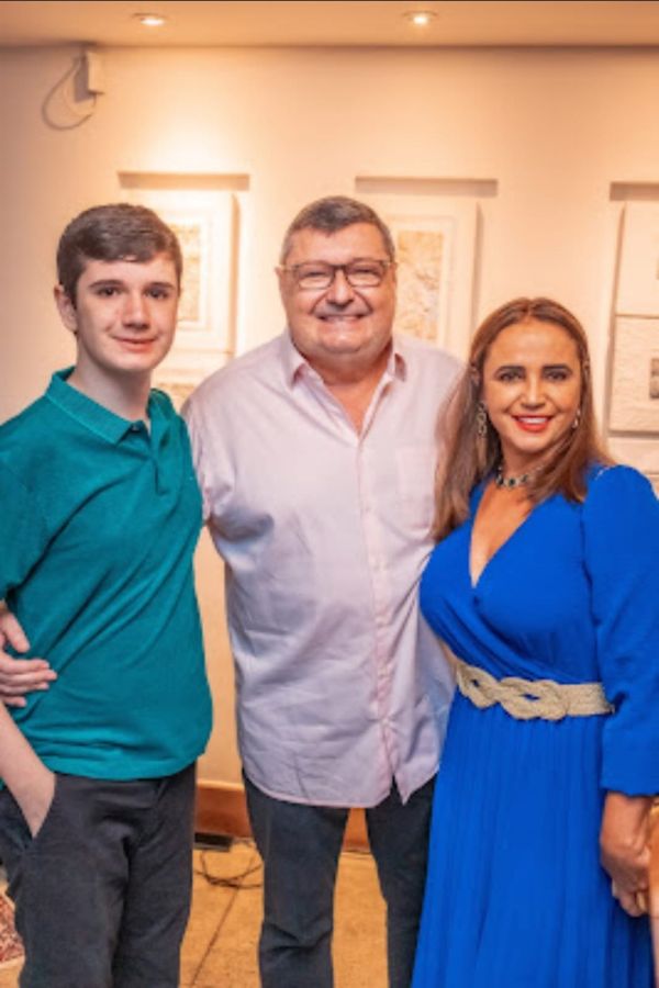 Davi, Jorge e Bianca Nicchio