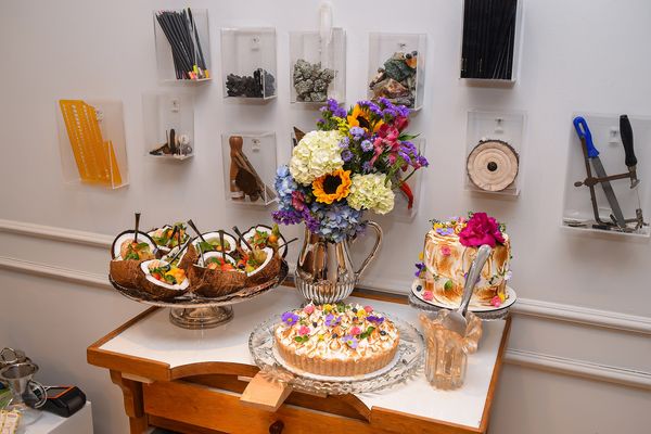 Bufê do coquetel de Carla Buaiz