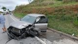 Veículos envolvidos em acidente na BR 101, em Fundão(Divulgação/PRF)