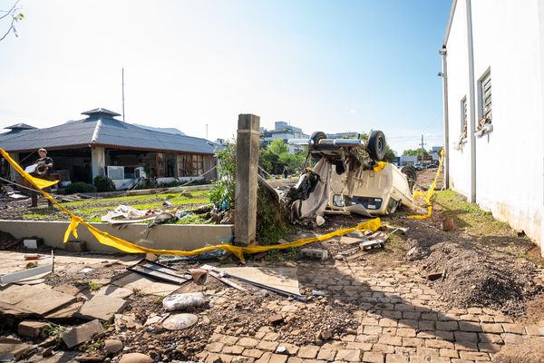A cidade de Roca Sales é uma das mais atingidas pela enxurrada que atingiu o Rio Grande do Sul e convive com um cenário de devastação por Mauricio Tonetto/ Palácio Piratini