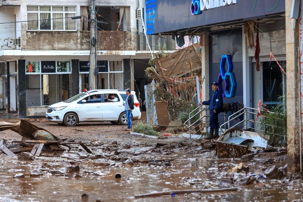 Cidade de Muçum foi uma das mais atingidas pelas enchentes causadas pela passagem de ciclone pelo Rio Grande do Sul por Mauricio Tonetto e Gustavo Mansur / Palácio Piratini