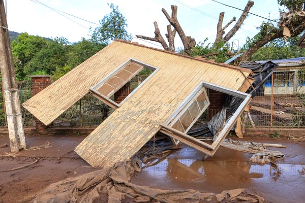 Cidade de Muçum foi uma das mais atingidas pelas enchentes causadas pela passagem de ciclone pelo Rio Grande do Sul por Mauricio Tonetto e Gustavo Mansur / Palácio Piratini