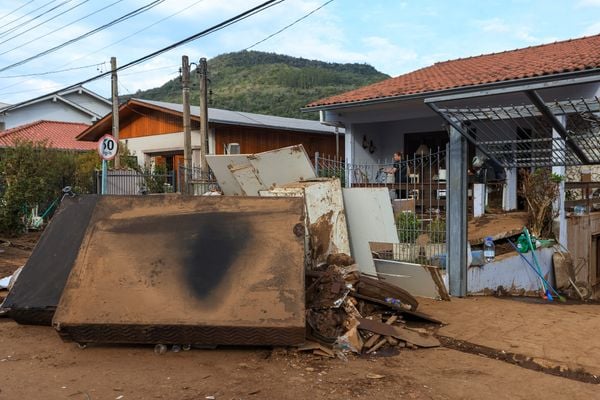 Cidade de Muçum foi uma das mais atingidas pelas enchentes causadas pela passagem de ciclone pelo Rio Grande do Sul por Mauricio Tonetto e Gustavo Mansur / Palácio Piratini