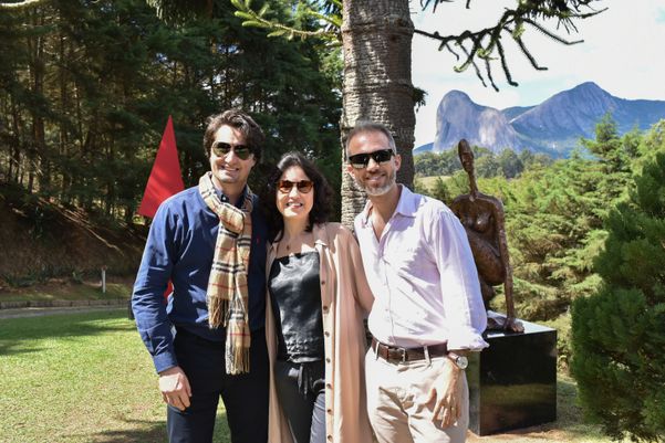 Moacyr Travaglia,  Kyria Oliveira e Miguel Paradella