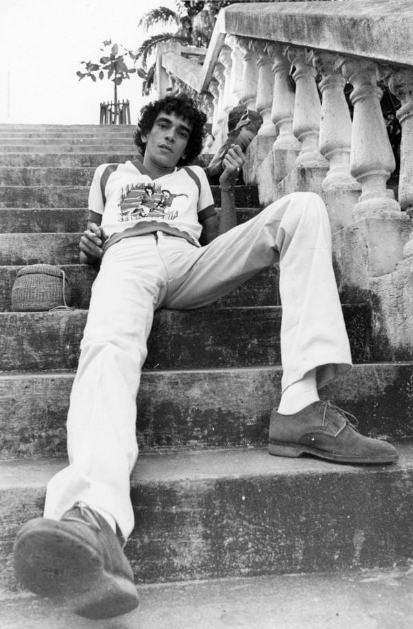 Sérgio Sampaio posa para foto no Rio de Janeiro (RJ), em 1981