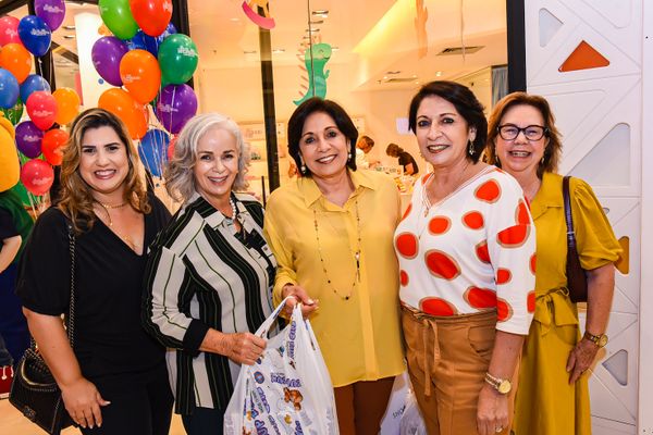 Adriana Almeida, Patricia Asseff, Maria Rachel Finamore, Leyla Pretti e Marly Imperial
