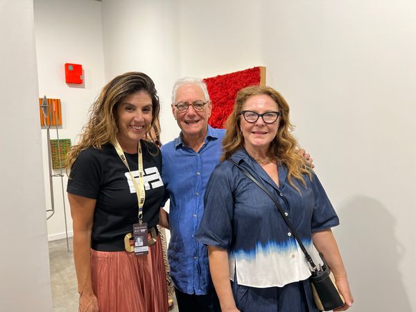 Lara Brotas com Antônio manuel e Marisa Abate 