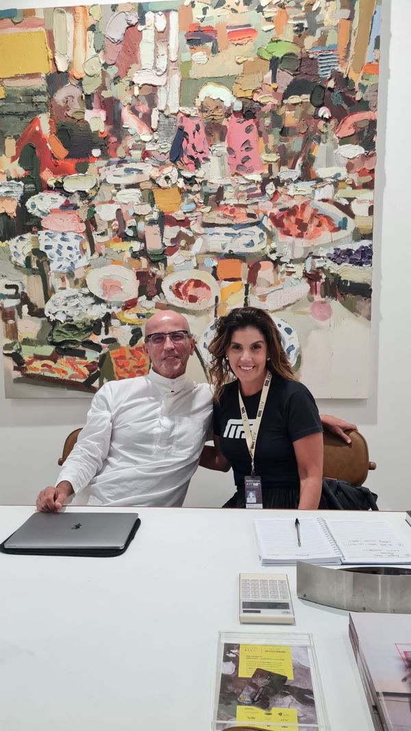 Léo Bahia e Lara Brotas