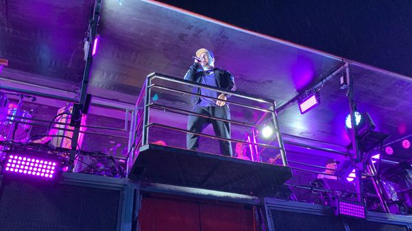 Alan Venturin abriu os trabalhos na primeira noite do Vital 2023, no Sambão do Povo