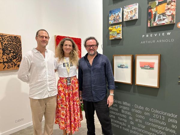 Daniel Gorin, Flávia Dalla e o artista Nazareno