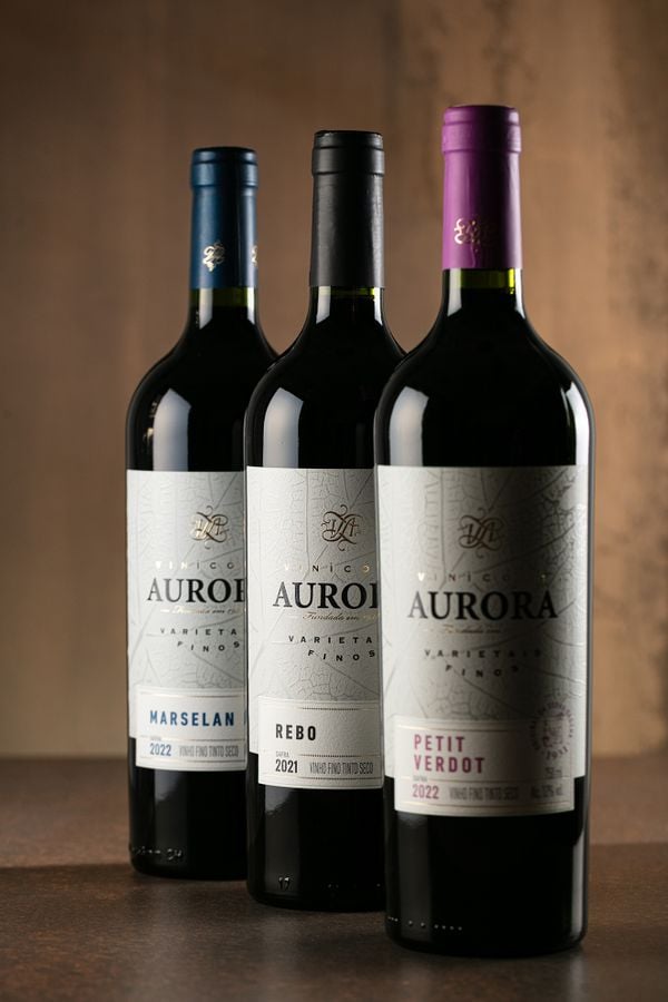 Novos vinhos varietais da vinícola Aurora