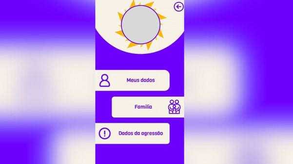 O aplicativo fornece diversos serviços e apoio para mulheres denunciarem de forma mais segura e rápida.
