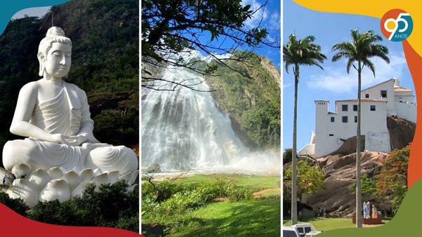Buda de Ibiraçu, Cachoeira da Fumaça e o Convento da Penha estão na lista de votação das 7 Maravilhas do ES