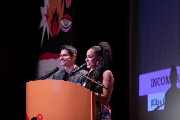 Alexandre Barillari e Bryce Caniçali durante aprensentação do 30º FCV