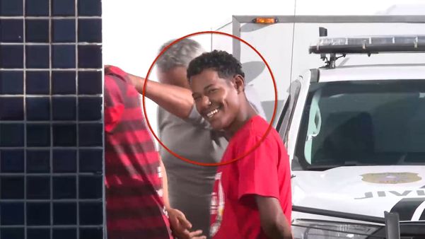 Gabriel Pombal da Silva do Nascimento, de 21 anos, preso após roubar celular de manicure