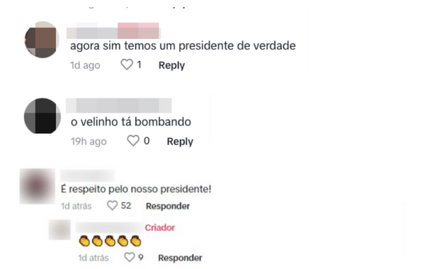 Nas redes sociais, vídeo foi recebido como sendo recente