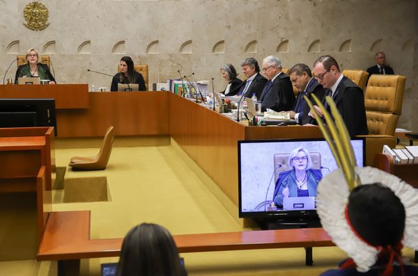 Sessão do STF sobre a tese do marco temporal