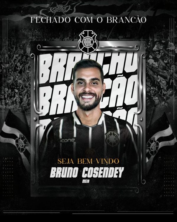 Bruno Cosendey é o sétimo reforço do Rio Branco para 2024