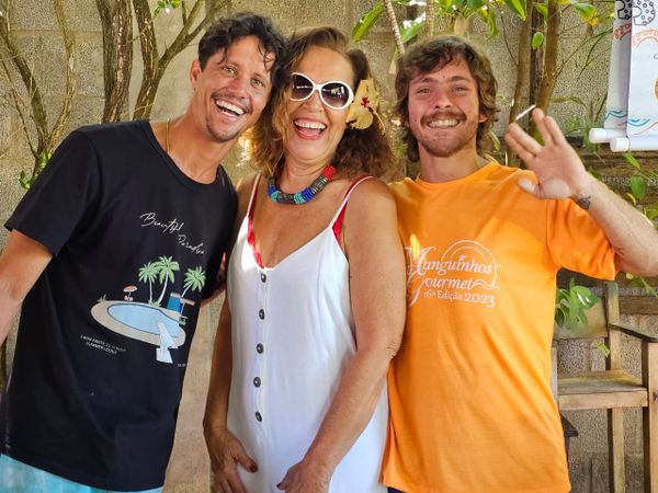 Paulo Vitor, Edmara Lucia Cola e Vitor Bossoes