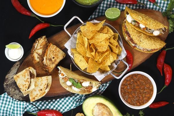 Pratos do Mexicanto no Sky Foodpark, na Praia de Itaparica, Vila Velha por Mexicanto/Divulgação