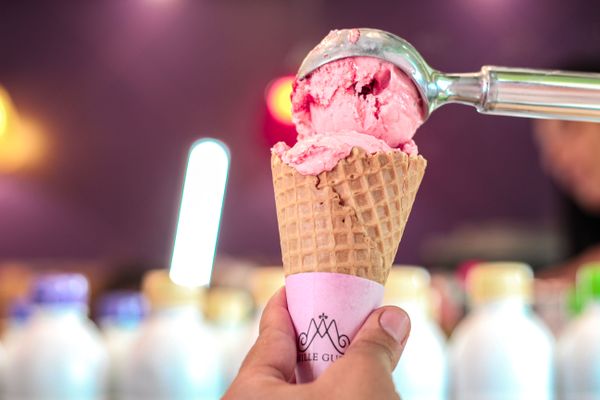 Sorveteria Mille Gusti está no Sky Foodpark, na Praia de Itaparica, Vila Velha por Mille Gusti/Divulgação