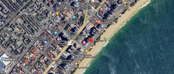 Avenida da Praia, em Vila Velha