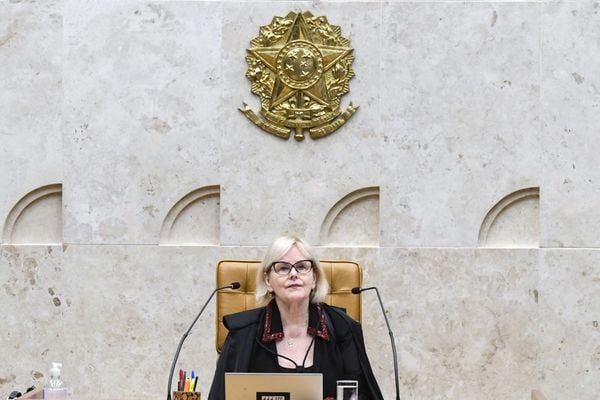 Ministra Rosa Weber em sua última sessão como presidente do STF