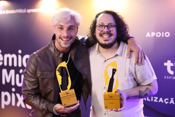 O prêmio Produtor Musical teve dois ganhadores e  consagrou Tibery e Daniel Silva por Cláudio Postay