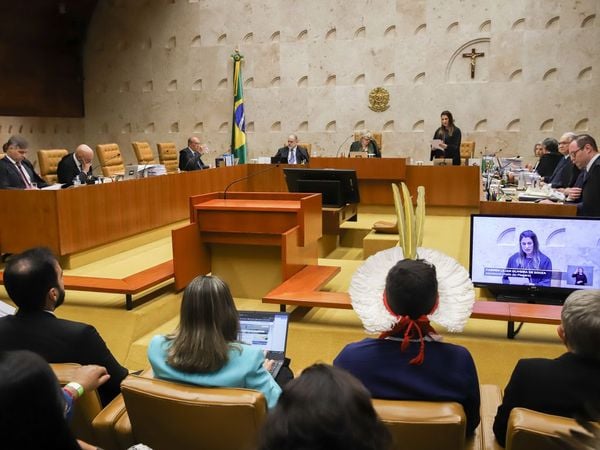 Sessão do STF sobre a tese do marco temporal
