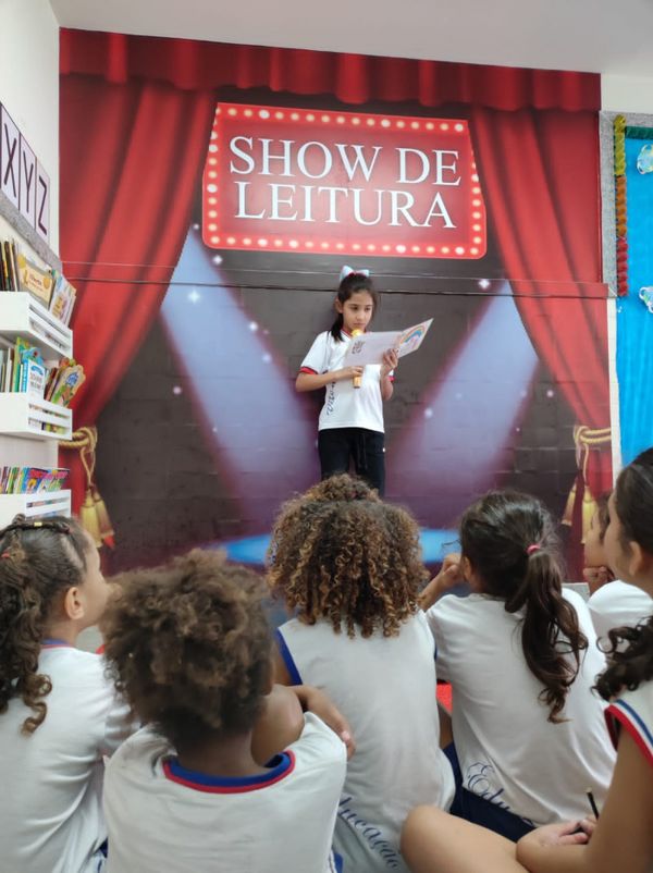 Projeto Show de Leitura desenvolvido na Emef TI Paulo Reglus Neves Freire por Prefeitura de Vitória/Divulgação