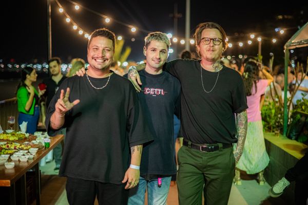 Raul Mesquita, Luca Gagetti e Lucas de Carvalho