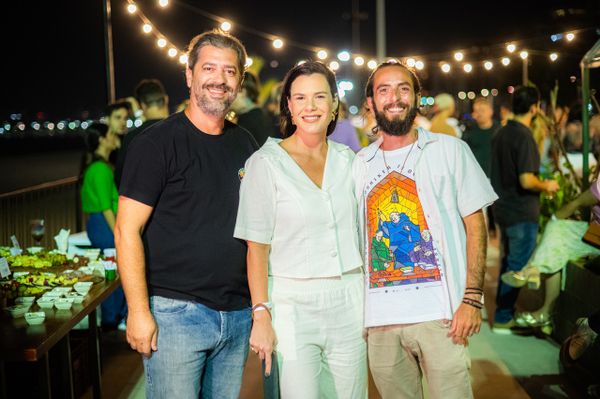 Rogério Oliveira, Dani Brandão e Gabriel Deiques