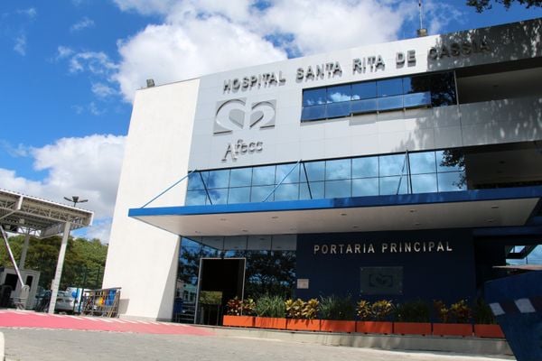 Entrada do Hospital Santa Rita de Cássia