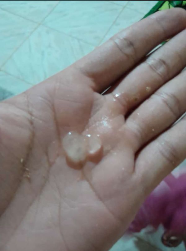 Chuva de granizo assusta moradores do interior de Nova Venécia por Redes sociais