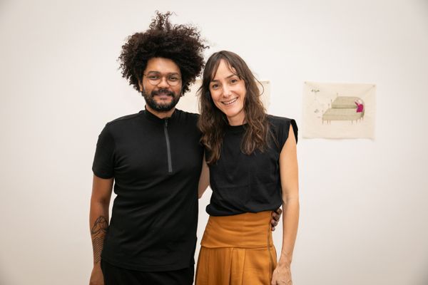 Nicolas Soares e Clara Pignaton