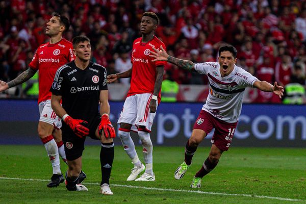 Germán Cano decidiu o confronto contra o Internacional para o Fluminense