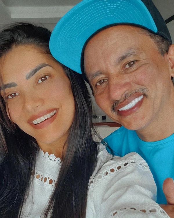 Manoel Gomes e Maria em foto divulgada por ela no Instagram