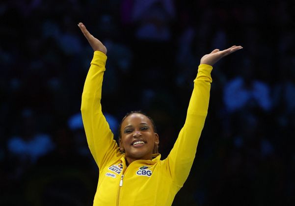 Rebeca Andrade conquistou a medalha de prata no Mundial de Ginástica